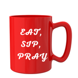 EAT, SIP, PRAY MUG